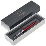 Parker Jotter-balpen - Kensington Red - Medium Punt met Blauwe Inkt - Cadeauverpakking