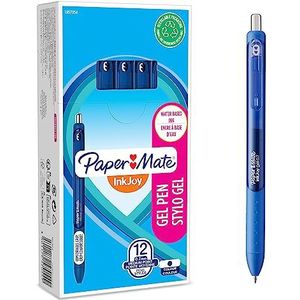 Paper Mate® InkJoy® gelpen | medium punt | donkerblauwe inkt | 12 stuks