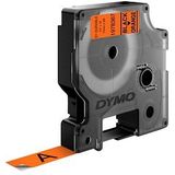 Dymo Durable 1978367 Schriftbänder Schwarz auf Orange (12 mm)