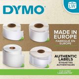 DYMO originele grote LabelWriter adreslabels | 36 mm x 89 mm | Rol van 260 stuks | Zwarte afdruk op wit | voor LabelWriter labelmakers