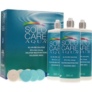 Solocare Aqua - Lenzenvloeistof - 350ml - Hydrolock-formule
