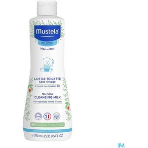 Mustela Toiletmelk 750ml - Zonder spoelen