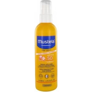 Mustela - Zonnespray - Hoge Bescherming SPF 50 - Voor Gevoelige Huid - Zonder Parfum