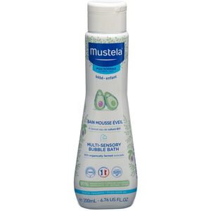 Mustela Gel Bébé Bad Mousse - 200ml - Tonisch Badschuim - Blauw - Zachte Formule