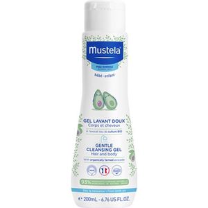Mustela - Zachte Wasgel - 200ML - Voor Gevoelige Huid - Verrijkt met Avocado