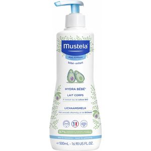 Mustela Hydra Bébé Lichaamsmelk met BIO avocado -500ml -normale huid- baby