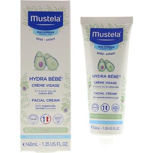 Mustela Bébé Hydra Bébé Hydraterende Gezichtscrème voor Kinderen vanaf Geboorte 40 ml