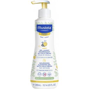 Mustela - Bébé Dry Skin - Voedende Reinigingsgel - 300 ml - Voor Kinderen