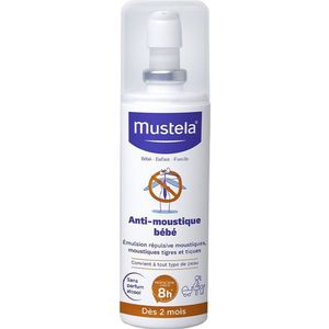 Mustela - Anti-Muggenmelk - 100 ml - Veilig voor Baby's en Zwangere Vrouwen