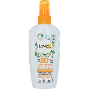 Lovea - Hydraterende Zonnespray - SPF50+ - Waterbestendig - Dermatologisch Getest