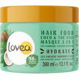 Lovea Kokos en Groene Thee 3-in-1 Haarmasker 390 ml