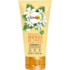 LOVEA - Crème Pour Les Mains - Monoï De Tahiti - 75 ml - Vegan