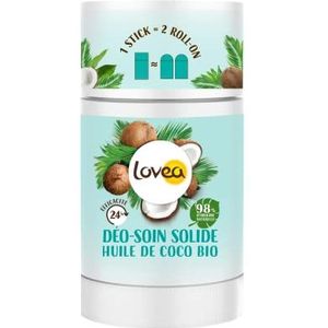1+1 gratis: Lovea Solid Deodorant Organic Coconut Oil 50 gr