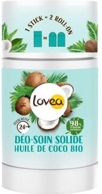 Lovea Solid Deodorant Organic Coconut Oil 50 gr