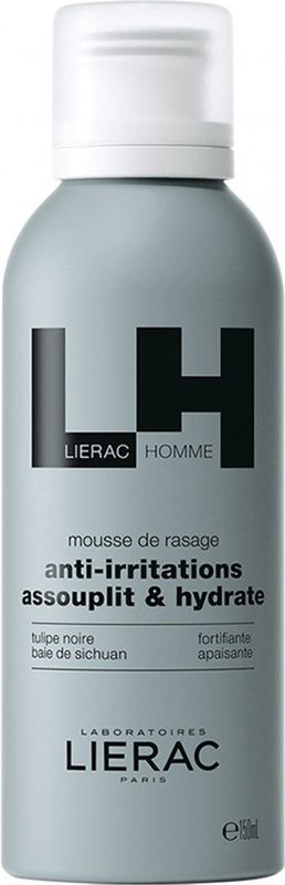 Lierac - Homme - Scheerschuim - 150ml - Hydraterende Formule
