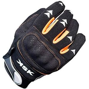 KSK Cross-handschoenen, middenseizoen, motorhandschoenen, scooter, oranje, maat XL (21-22 cm)