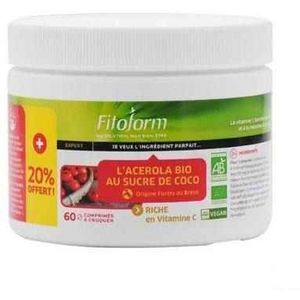 Fitoform Acerola Bio Promo Kauwtabletten 60 stuks
