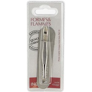 Formes & Flammes - Pinzette - RVS - 9 cm - Met Afgeschuinde Einden
