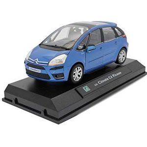 Cararama Auto Citroen C4 Picasso blauw metaal 1/24°