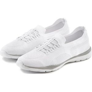 Unikleur - Sneakers - Wit - Vegan - Elastische Veters