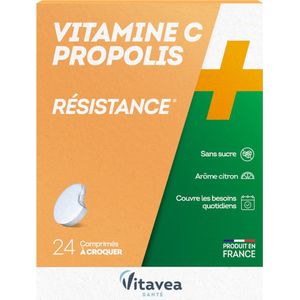 Vitavea Vitamine C Propolis 24 Kauwtabletten