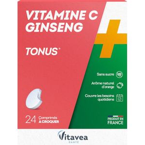Vitavea Vitamine C Ginseng 24 Kauwtabletten