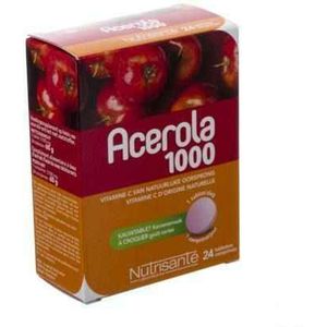Acerola 1000 mg Kauwtabletten 24  -  Nutrisante