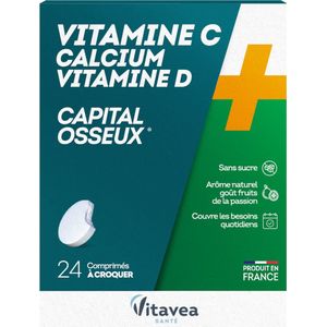 Vitavea Vitamine C Calcium Vitamine D 24 Kauwtabletten