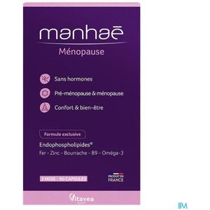 Vitavea - Manhae - Voedingssupplement - 90 Caps - Hormoonvrij