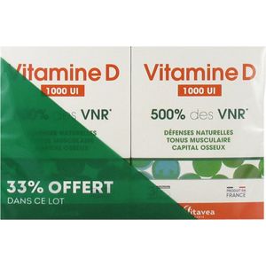 Vitavea Vitamine D 1000 IE Verpakking van 2 x 90 Tabletten