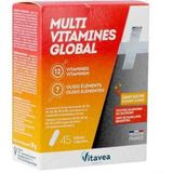 Multivitaminen - Vitavea Global - 45 Capsules - 12 Vitaminen - 7 Sporenelementen