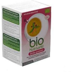 Nutrisanté Bio Infusie Vetverbranding Theebuiltjes 20 stuks