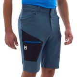 Millet - Wanaka Stretch - Wandelshort - Blauw - Sneldrogend, 4-Weg Stretchstof, 4 Zakken