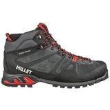 millet super trident gore tex grijs rood wandelschoenen
