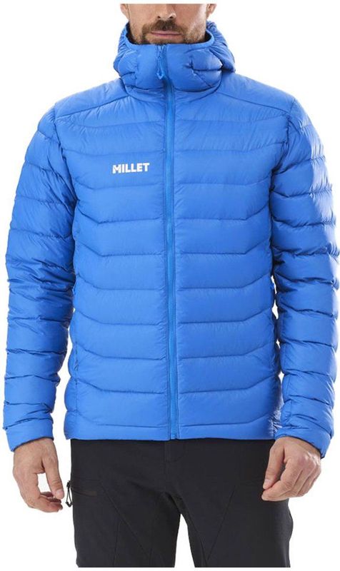 millet evole 700 hoodie donsjack blauw