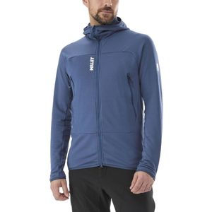 Millet - Fusion Grid - Hoodie - Blauw - Polartec Power Grid
