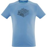 Millet - Kamet Map - T-shirt - Blauw - 84% Gerecycled Polartec Powerdry