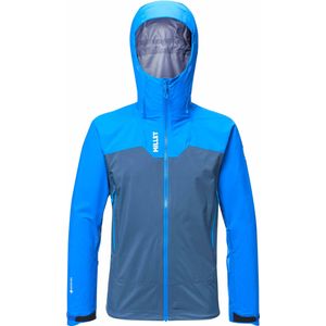 Millet - Merken - Kamet GTX Jkt M Icon Blue Dark Denim voor Heren - Maat S - Blauw