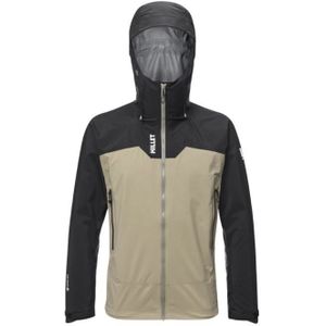 Millet - Merken - Kamet GTX Jkt M Dorite Black voor Heren - Maat S - Beige