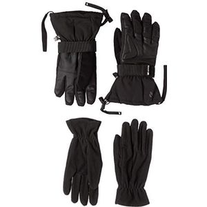 Millet - Lange 3-in-1 Dryedge Glove - handschoenen met afneembare onderhandschoenen - bergbeklimmen, wandelen, trekking - zwart