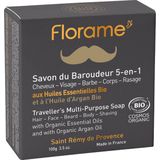 Florame 5 in 1 biologische ceder & argan zeep voor mannen 100 Zeep