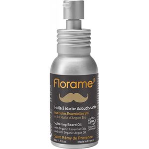 Florame Organic Verzachtende Baardolie voor Mannen Ceder & Argan 50 Etherische olie