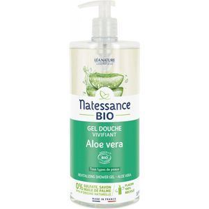 Natessance - Aloë Vera - Douchegel - Transparant - Sulfaatvrij - 1L