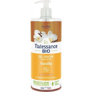 Natessance - Biologische Vanille Douchegel - 1 L