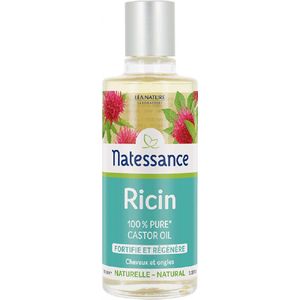 Natessance - Versterkende en Regenererende Ricinusolie - 100 ml - Koudgeperst