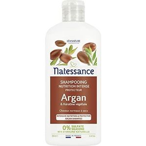 NATESSANCE Anti-aging shampoo - 250 ml - Intensieve en beschermende voeding - Keratine met argant en groenten