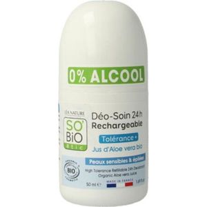 So Bio Etic - Deoroller - Aloe Vera - Natuurlijke Deodorant - 24h Bescherming