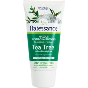 Natessance - Masker Avant-shampoo – Tea Tree & plantaardige keratine – fles 100% plantaardig – 150 ml