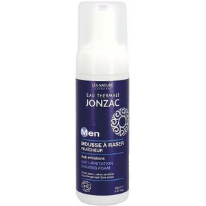 Jonzac Thermisch water - vers schuim - mannen - alle huidtypes - ook gevoelige huid - Bio Cosmos Organic gecertificeerd - 150 ml fles