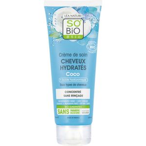 So'Bio Étic Leave In Conditioner - Kokosnoot - Vegan - 98% Natuurlijke Ingrediënten